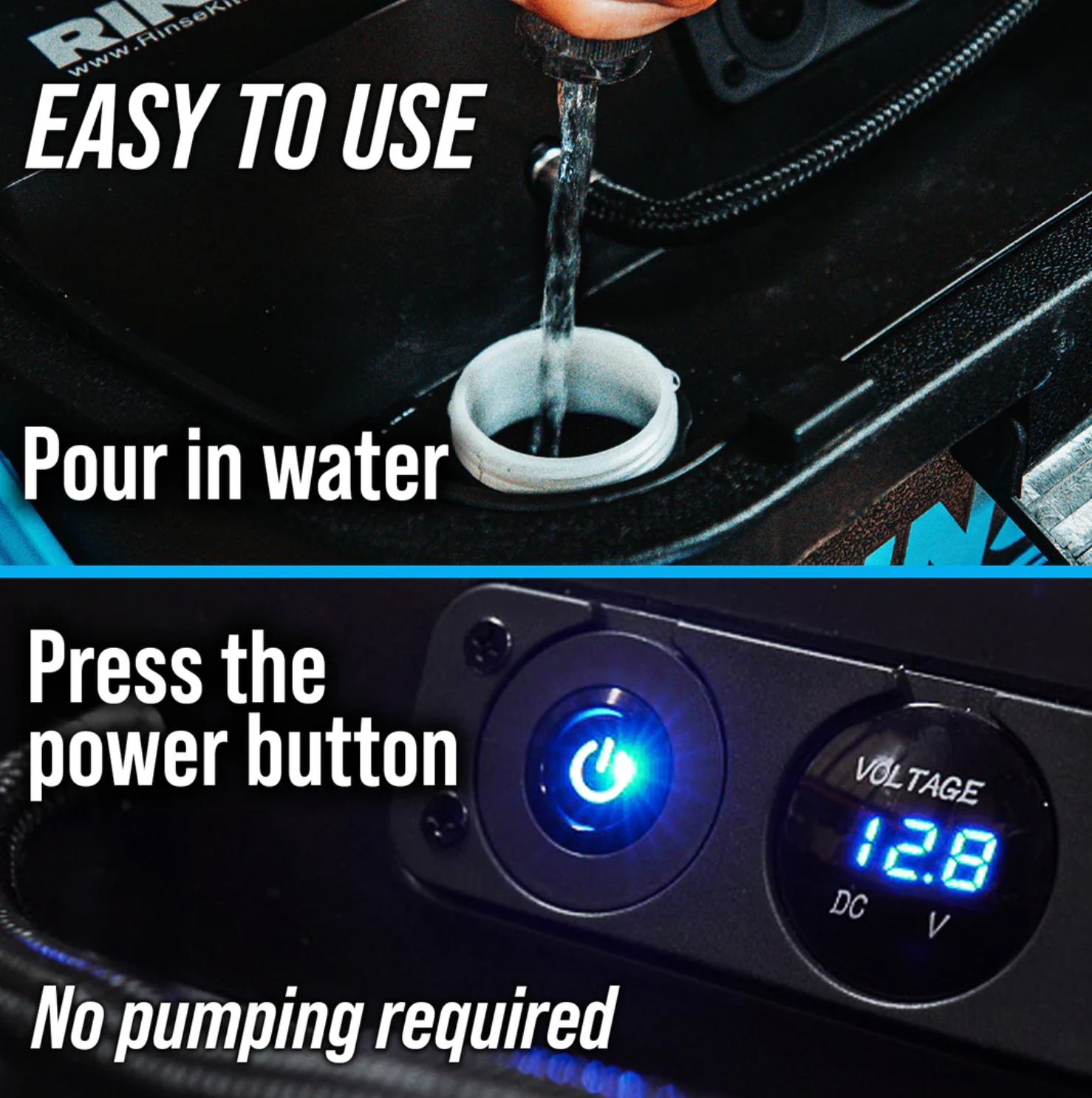 RINSEKIT PRO Portable Shower (13 Litres)